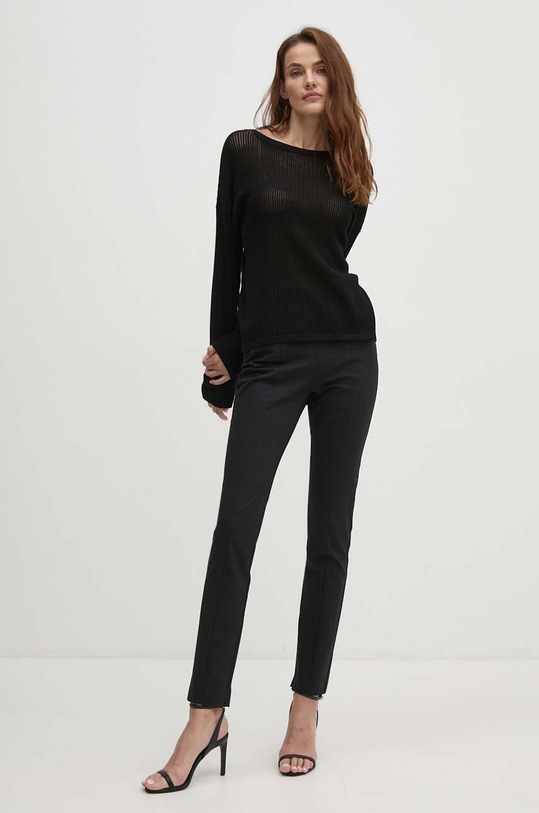 Светр Sisley 17Q3M104X чорний AW24