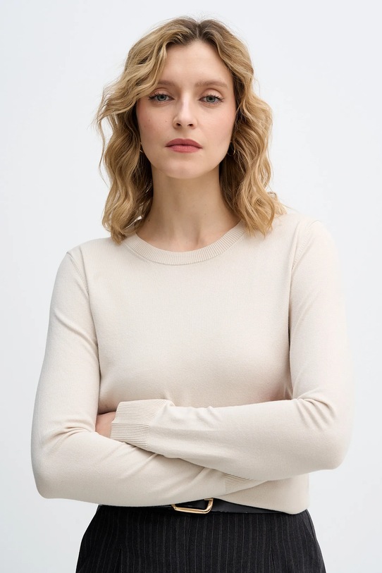 Sisley sweter beżowy 17Q3M100F