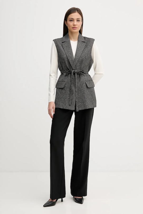 Sisley sweter 17Q3M100F beżowy AW25