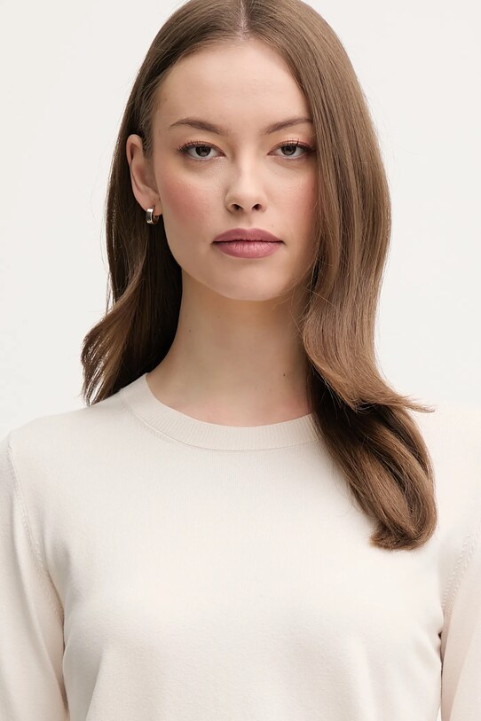 Sisley sweter beżowy 17Q3M100F