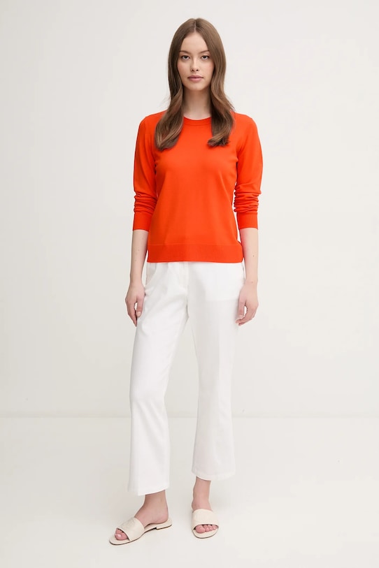 Sisley maglione 17Q3M100F arancione AW25