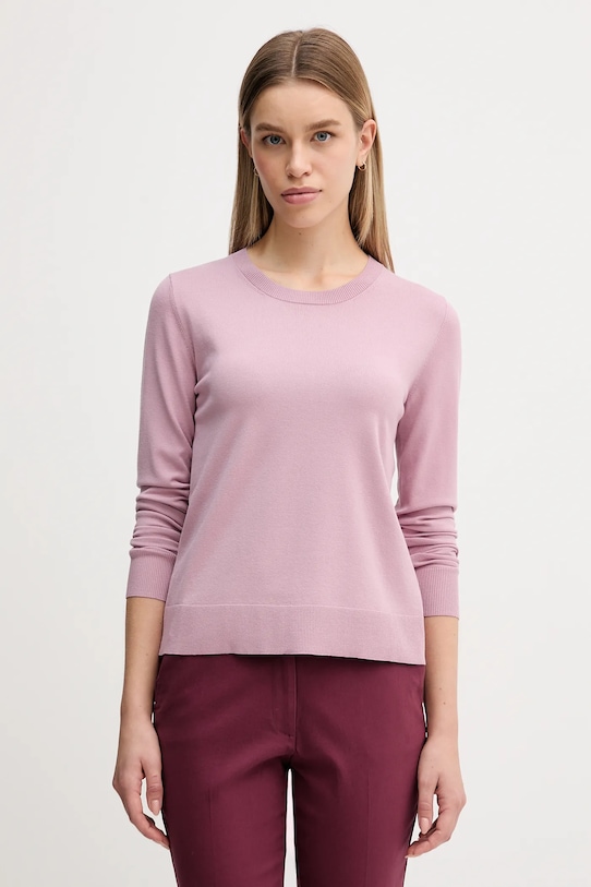 Sisley sweter pozostałe różowy 17Q3M100F