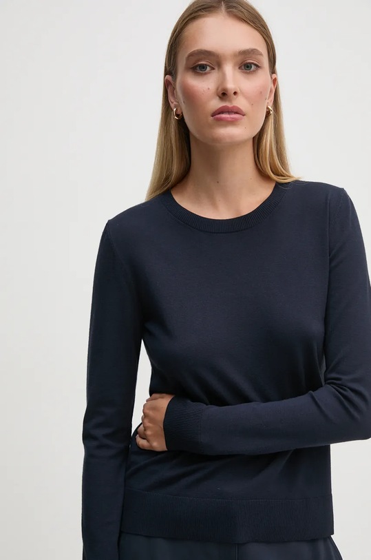 Svetr Sisley kulatý námořnická modř 17Q3M100F