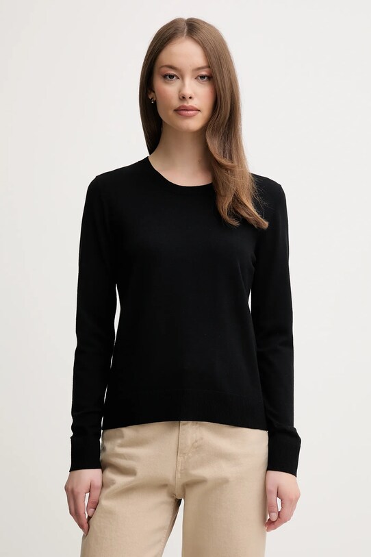 Sisley pulover negru 17Q3M100F