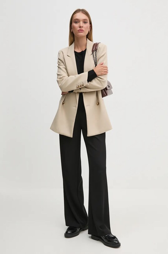 Πουλόβερ Sisley 17Q3M100F μαύρο SS25