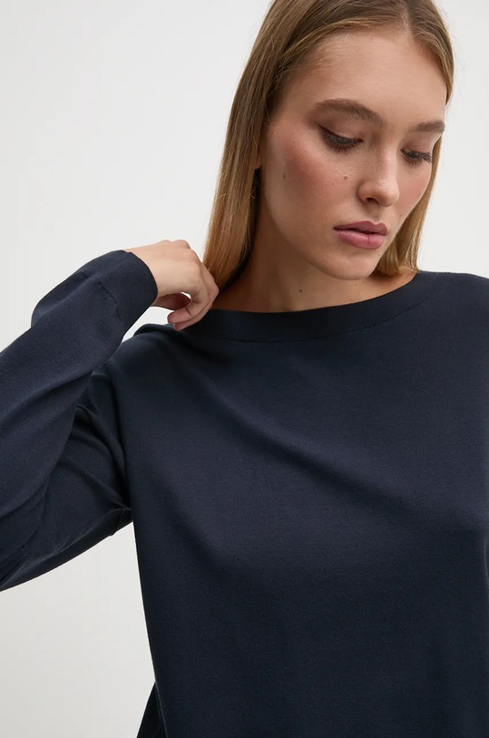 Pulover Sisley 17Q3M103J mornarsko plava