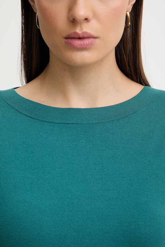 Sisley sweter 17Q3M103J turkusowy