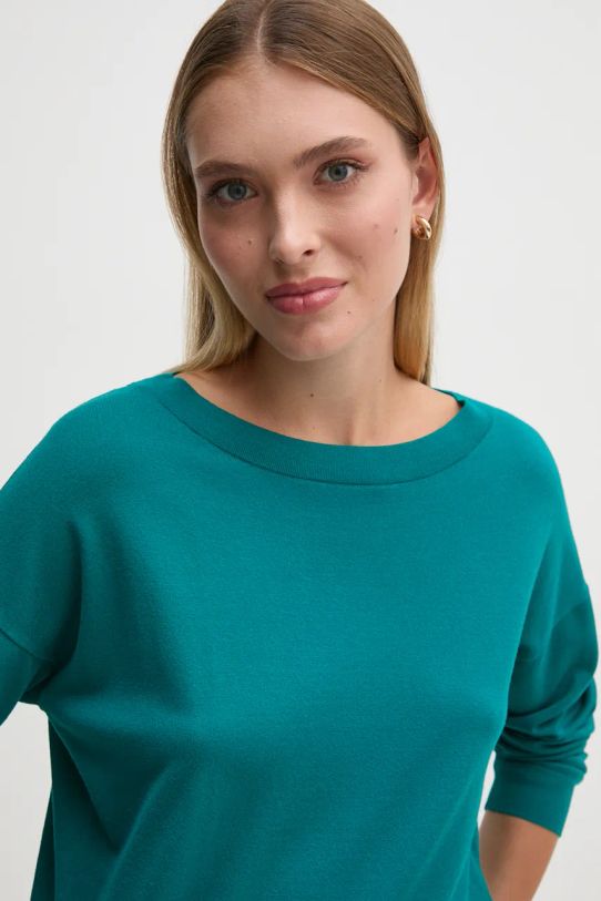 Svetr Sisley 17Q3M103J zelená AW25