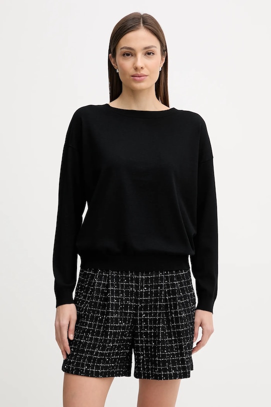 Sisley sweter pozostałe czarny 17Q3M103J