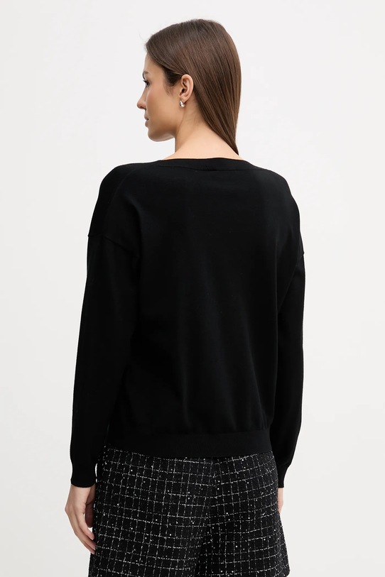 Odzież Sisley sweter 17Q3M103J czarny