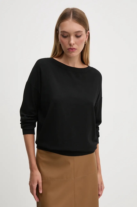 Sisley pulover subtiri negru 17Q3M103J