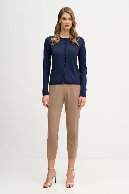 Sisley kardigan 17Q3M5203 granatowy AW25