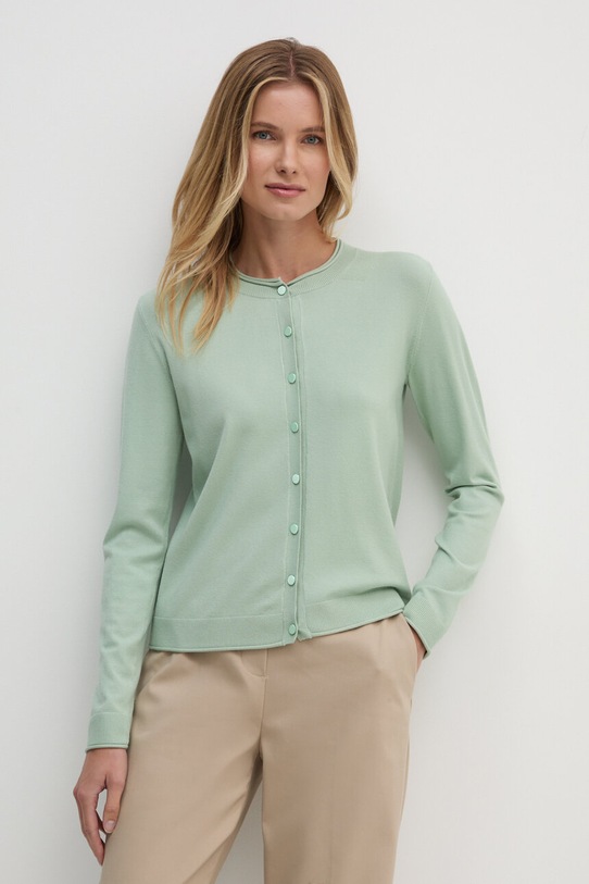 Kardigan Sisley tanka zelena 17Q3M5203