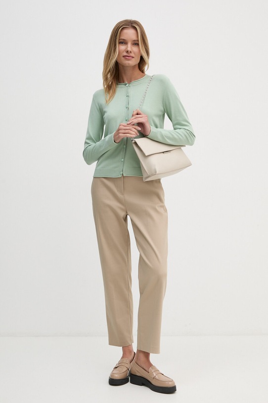 Kardigan Sisley 17Q3M5203 zelena AW25