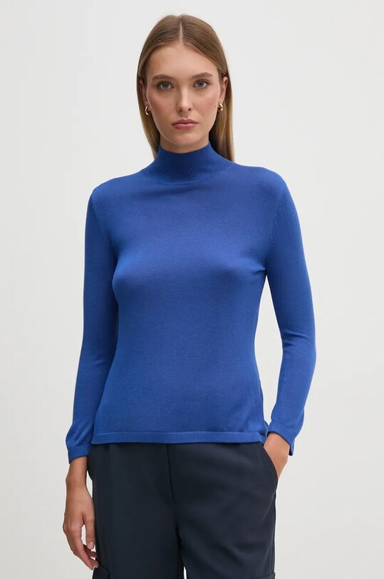 Светр з домішкою шовку Sisley інші блакитний 1ZREM201P