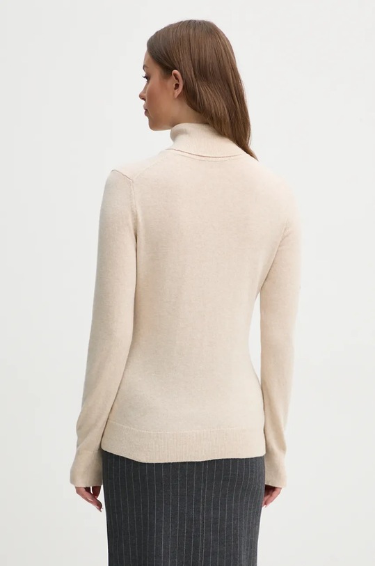 Îmbrăcăminte Sisley pulover din amestec de lana 102HM2174 bej