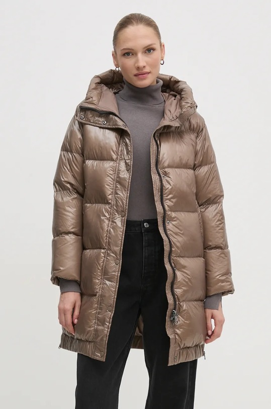 Sisley sweter z domieszką wełny 102HM2174 szary NC25