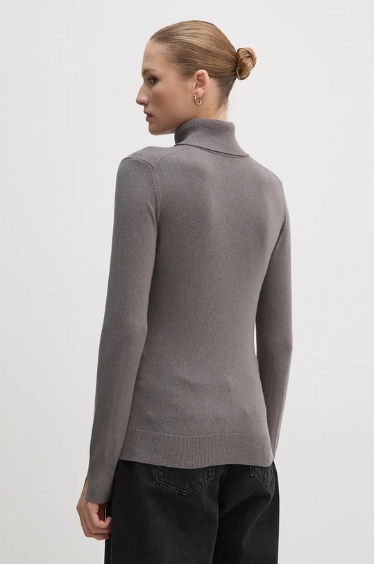 Odzież Sisley sweter z domieszką wełny 102HM2174 szary