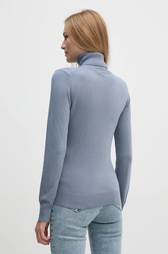 Одежда Свитер с примесью шерсти Sisley 102HM2174 голубой