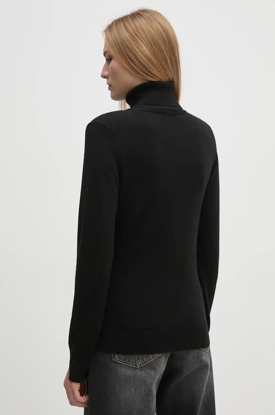 Oblečení Svetr z vlněné směsi Sisley 102HM2174 černá