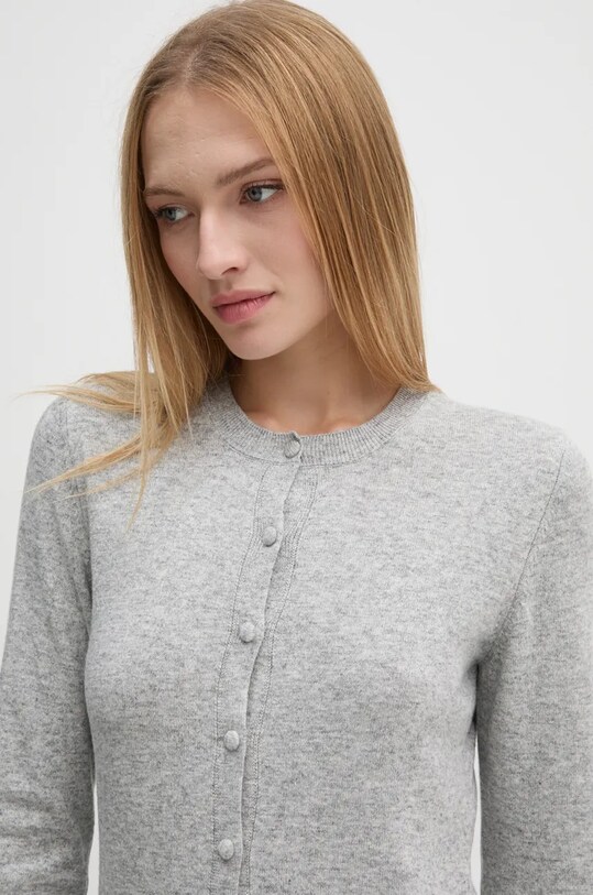 Odzież Sisley kardigan z domieszką wełny 102HM5237 szary