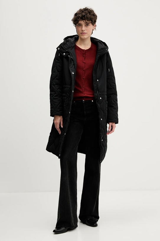 Sisley cardigan din amestec de lână 102HM5237 rosu AW25