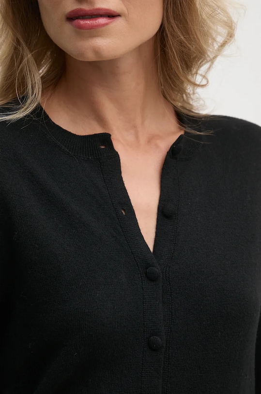 Sisley cardigan con aggiunta di lana 102HM5237 nero