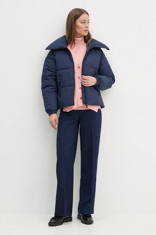 Sisley cardigan din amestec de casmir 102HM601Z portocaliu AW24