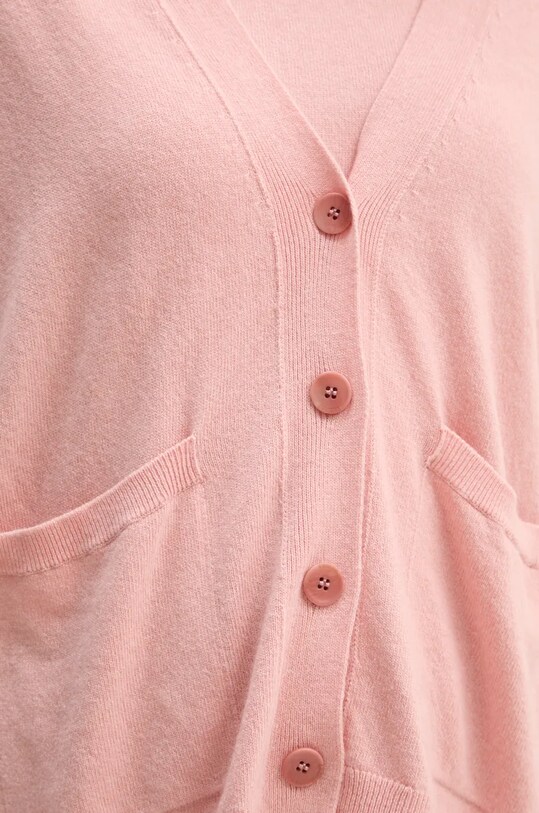 Sisley cardigan din amestec de casmir 102HM601Z portocaliu