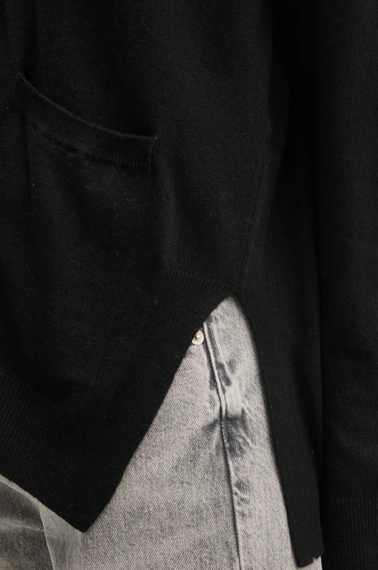 Кардиган з домішкою кашеміру Sisley 102HM601Z чорний