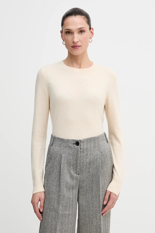 Sisley sweter okrągły beżowy 102HM100F