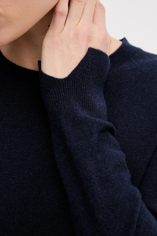 Sisley sweter 102HM100F granatowy