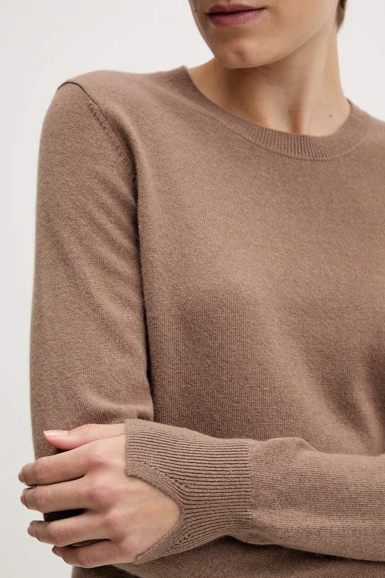 Sisley sweter 102HM100F brązowy