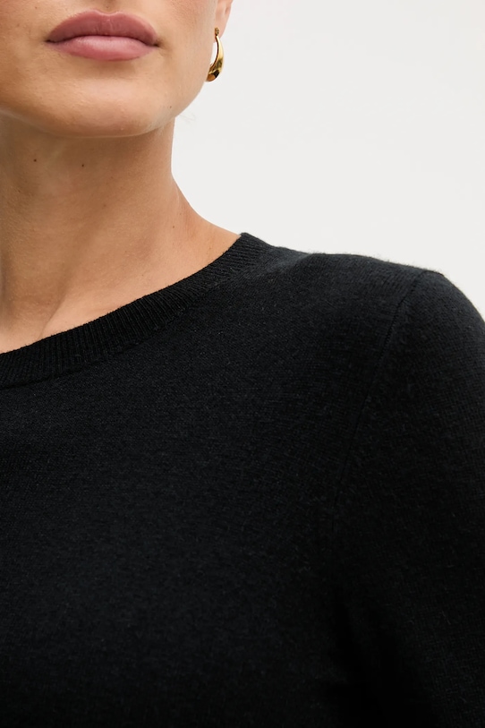 Sisley sweter 102HM100F czarny