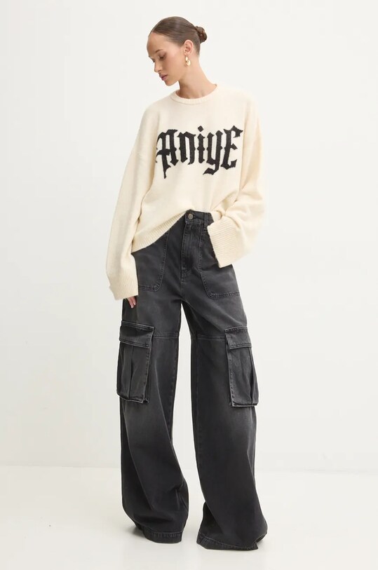 Свитер с примесью шерсти Aniye By 181005 бежевый AW24