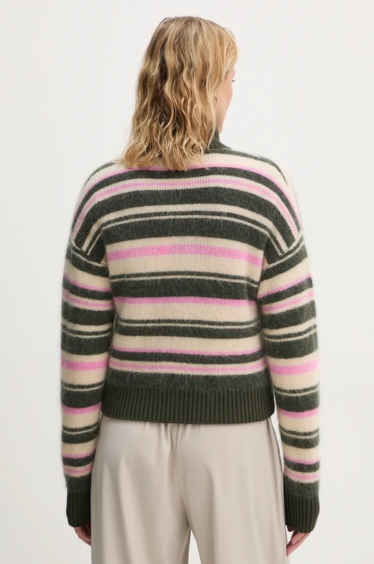 Odzież Samsoe Samsoe kardigan wełniany JEANNE F23300143 zielony