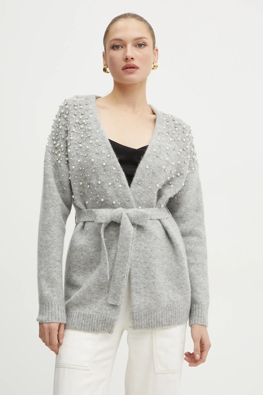 Vlněný svetr Marciano Guess SIBILLA vlna šedá 4BGR13.5786Z