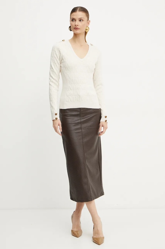 Marciano by Guess pulóver HERMIONE 4BGR06.5661Z bézs AW24