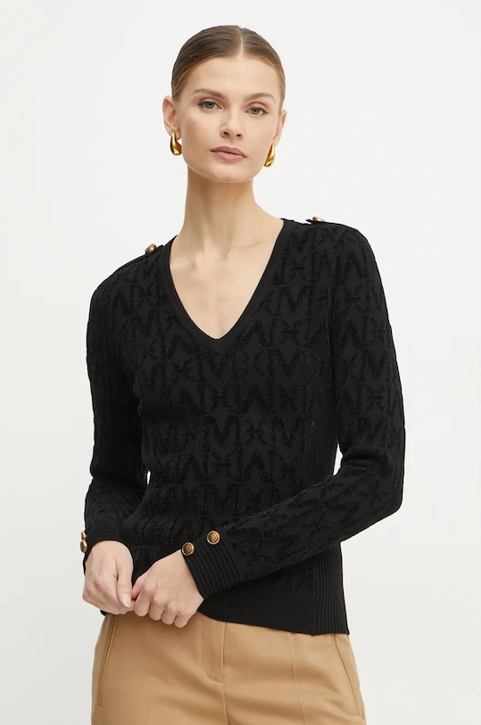 Svetr Marciano Guess HERMIONE V výstřih černá 4BGR06.5661Z