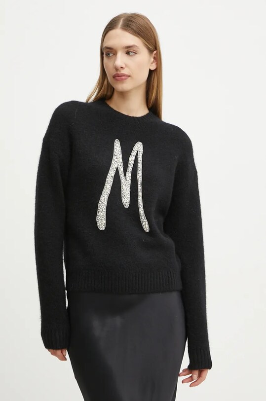 Шерстяной свитер Marciano Guess SIBILLA шерсть чёрный 4BGR15.5786Z