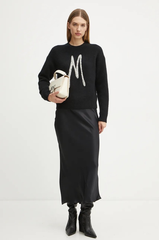 Marciano by Guess sweter wełniany SIBILLA 4BGR15.5786Z czarny AW24