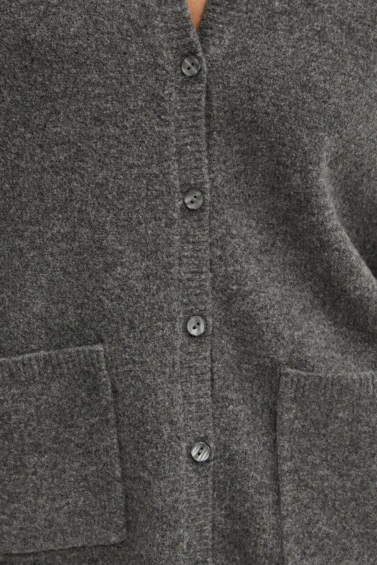 Abercrombie & Fitch kardigan z domieszką wełny KI150.4223.912 szary