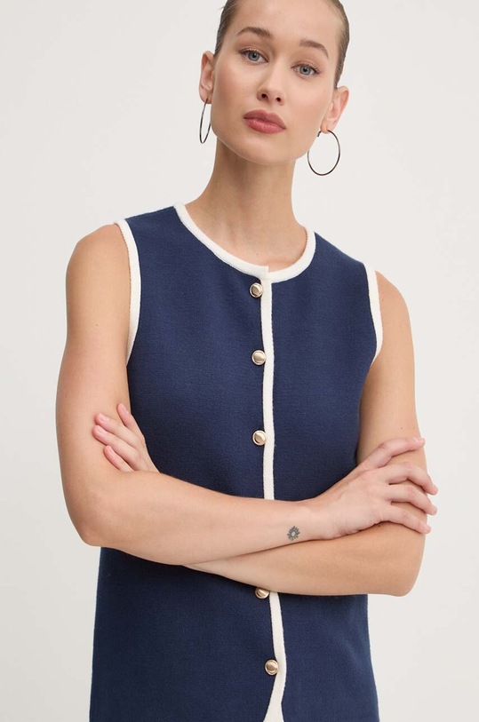 Abercrombie & Fitch gilet a maglia fine blu navy KI150.4242.200