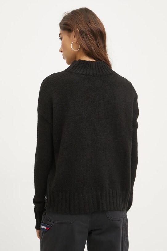 Îmbrăcăminte Superdry pulover din amestec de lana W6110551A.02A negru