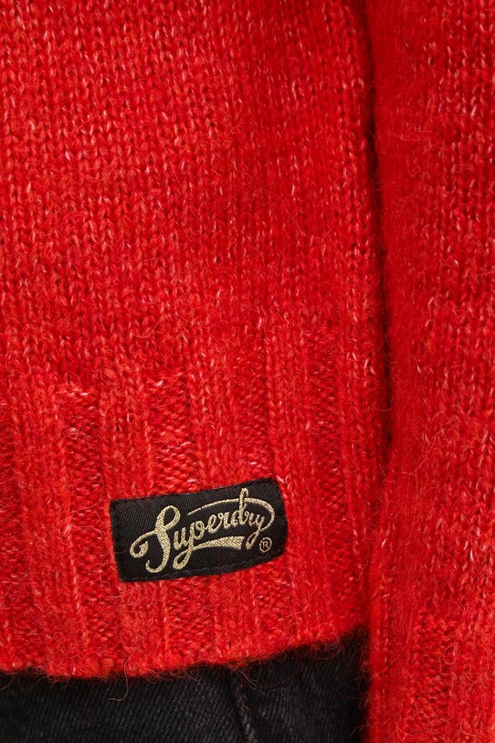 Svetr z vlněné směsi Superdry W6110551A.1KC oranžová