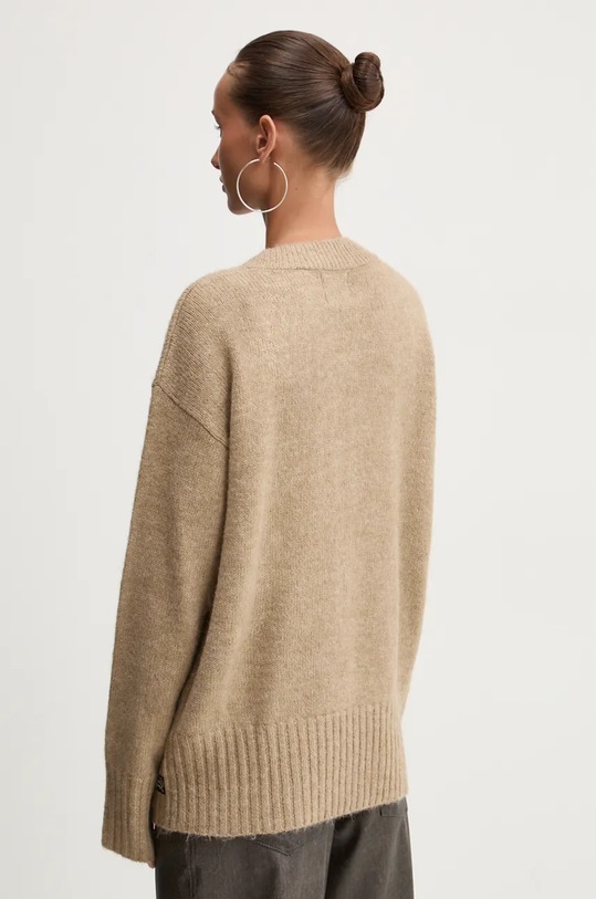 Odzież Superdry sweter z domieszką wełny W6110553A.B8M beżowy