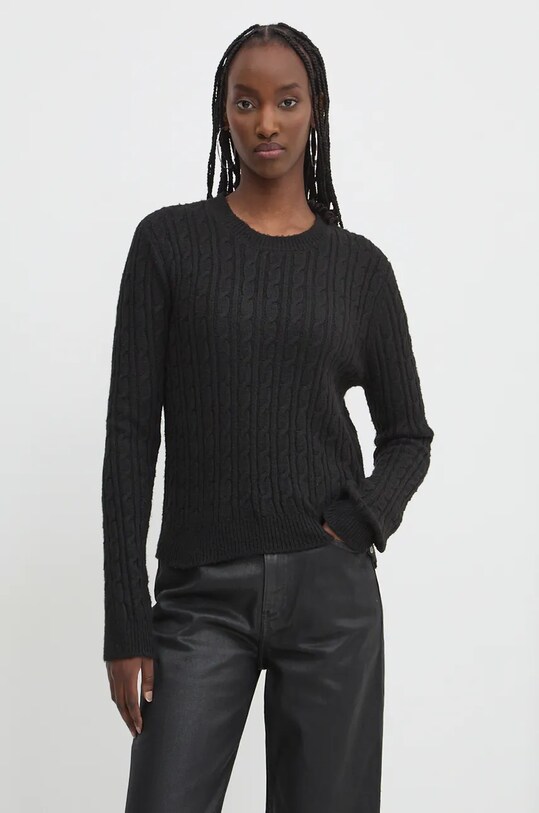 Svetr Superdry kulatý černá W6110565A.02A