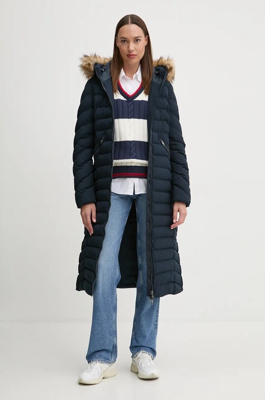 Superdry pulover W6110569A.2JL bleumarin AW24