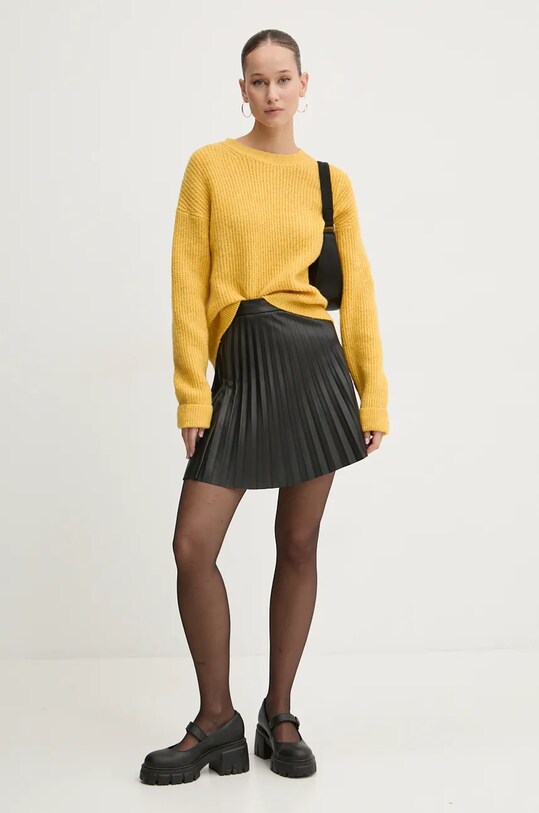 Superdry pulover din amestec de lana W6110579A.B1Z galben AW24