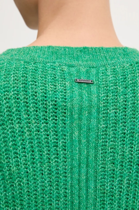 Пуловер с вълна Superdry W6110579A.B7O зелен